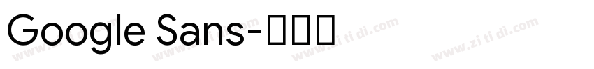 Google Sans字体转换